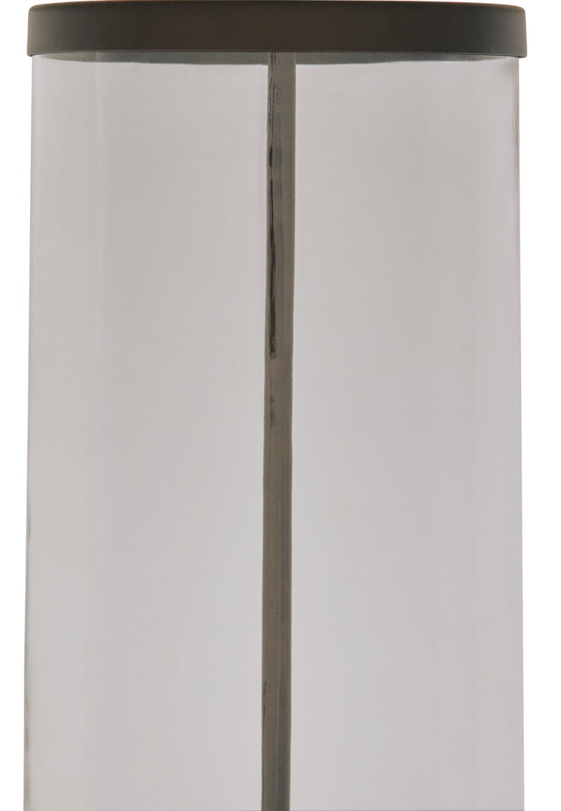 Junrow - Glass Table Lamp - Clear / Brown