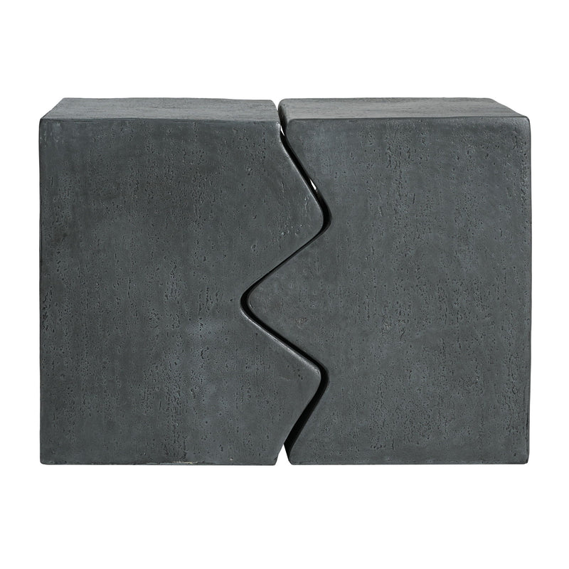 Rectangular Outdoor Indoor Accent Side Table (Set of 2)