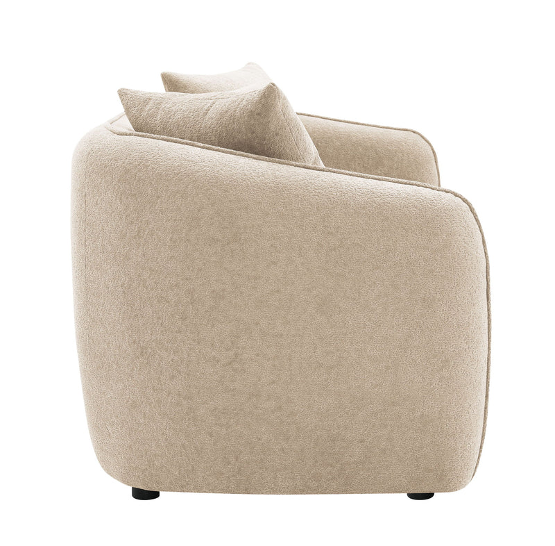Keith - Sofa With 3 Matching Color Toss Pillows