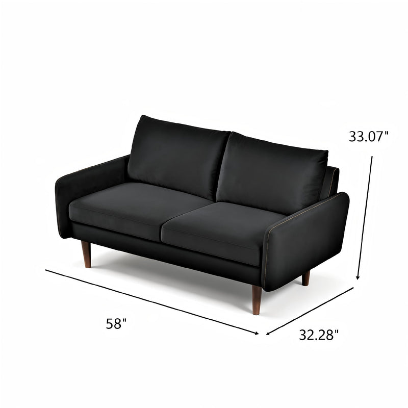 Kent - Loveseat, 2 Seater Sofa For Compact Living Spaces