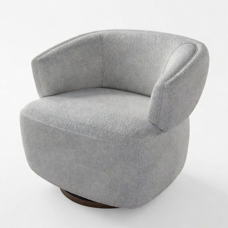 Swivel Barrel Accent Oversized Club Chair