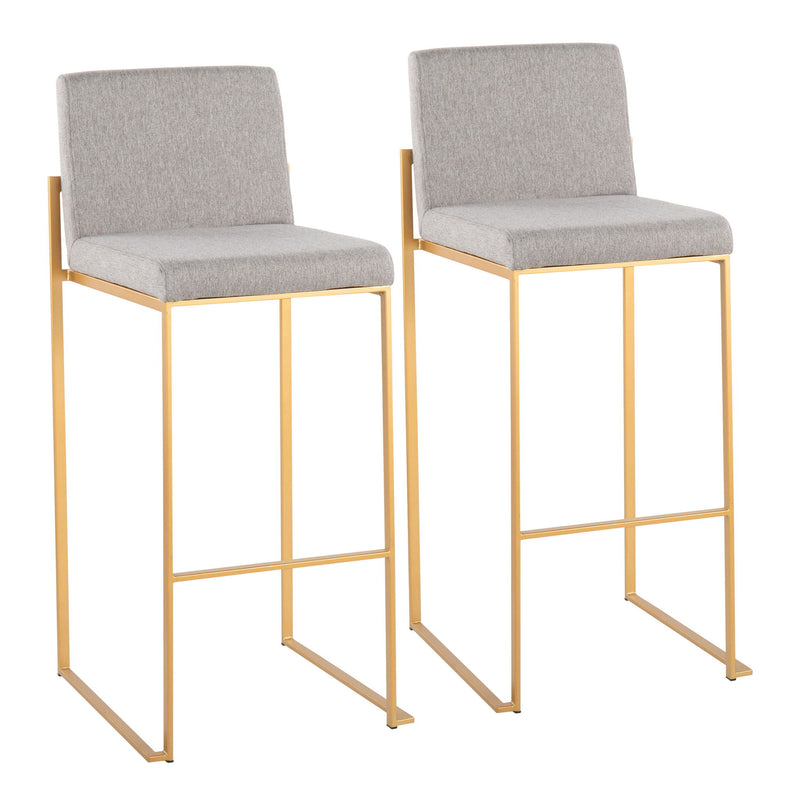 Fuji - Contemporary Design High Back Barstool