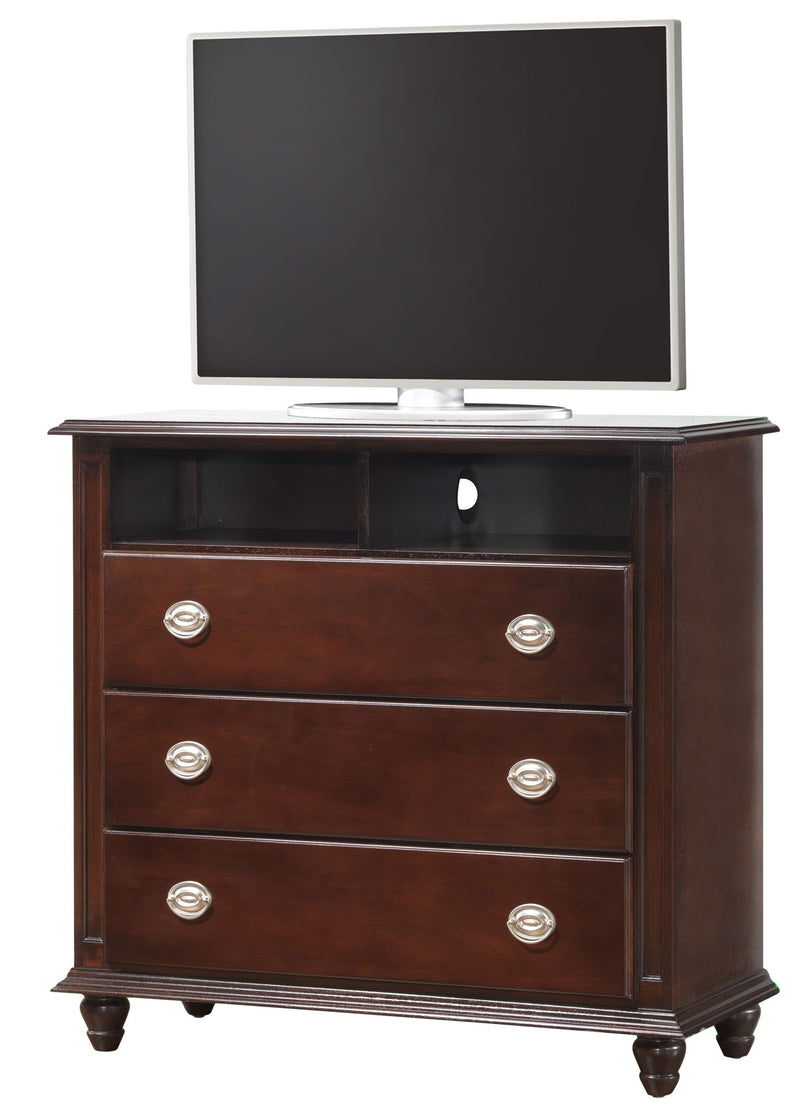 Media Storage Chest - Cappuccino