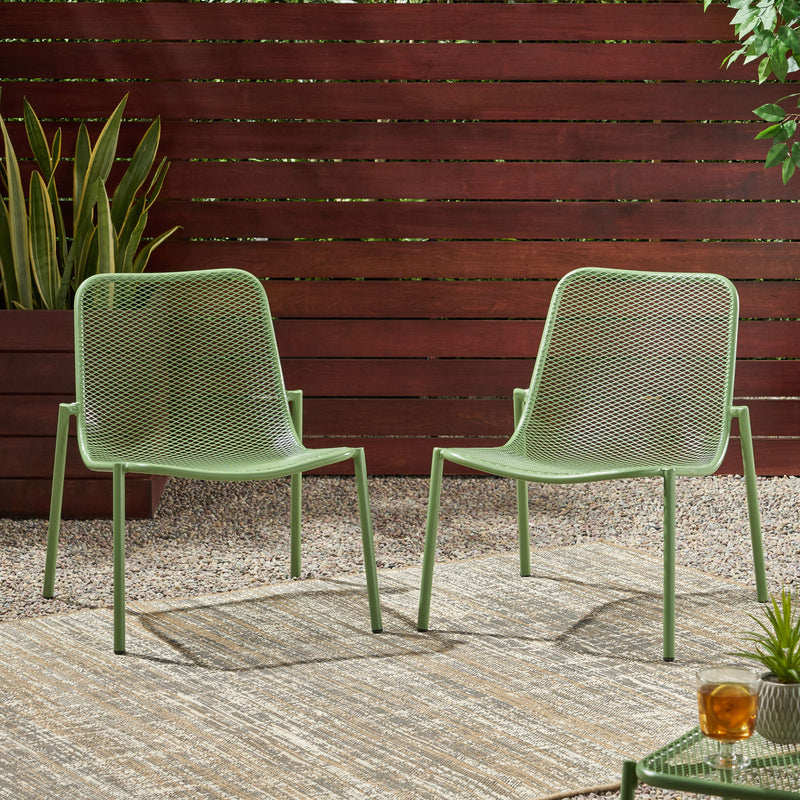 Outdoor Iron Chair With Design