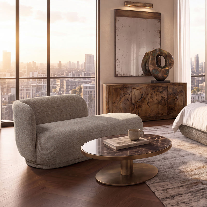 Aire - RAF Modern Rounded Chaise Lounge