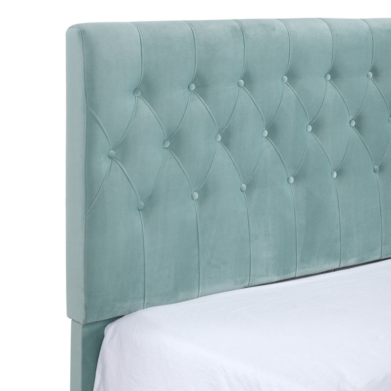 Transitional Upholstered Bed