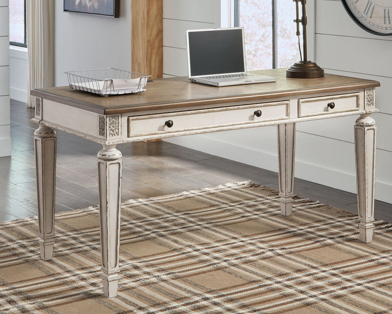 Realyn - Home Office Desk - Light Brown