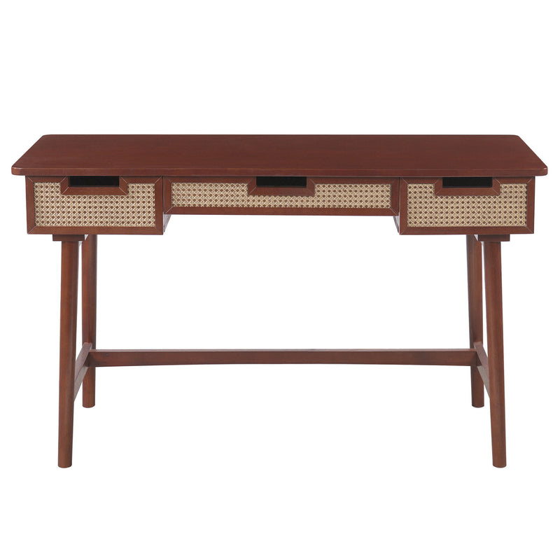 Writing Desk With 3 Drawers For Living Room
