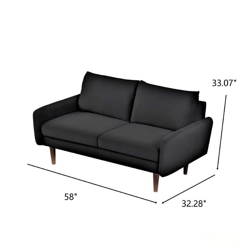 Kent - Loveseat, 2 Seater Sofa For Compact Living Spaces