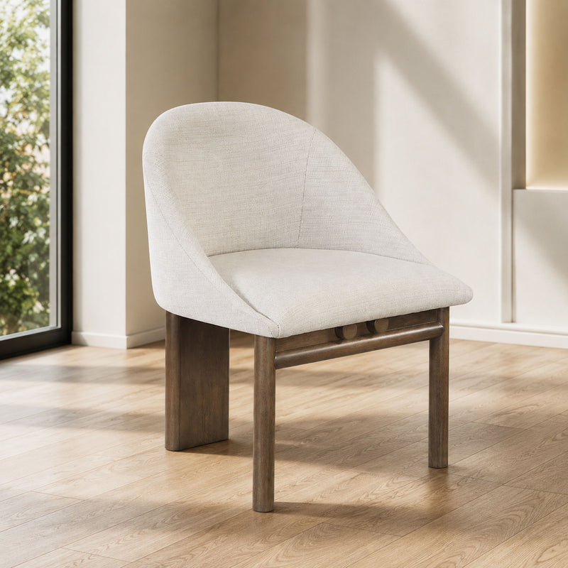 Ouida - Side Chair (Set of 2) - Beige / Brown