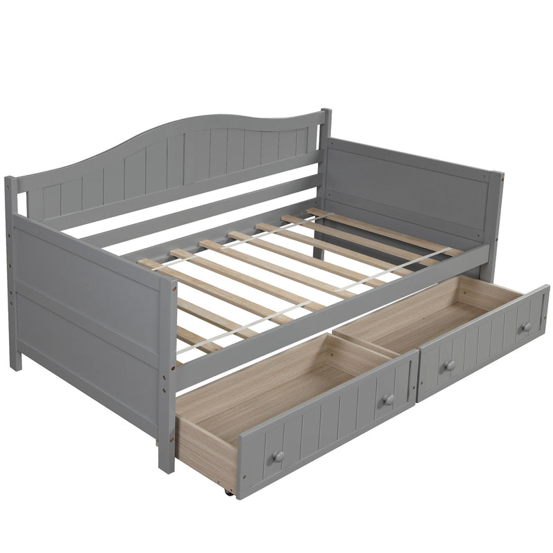 Wooden Daybed, Sofa Bed, No Box Spring Needed