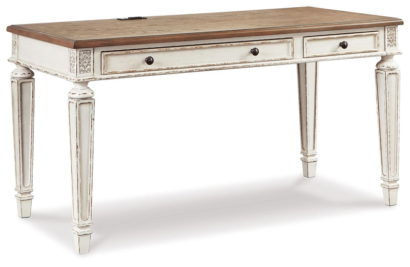 Realyn - Home Office Desk - Light Brown