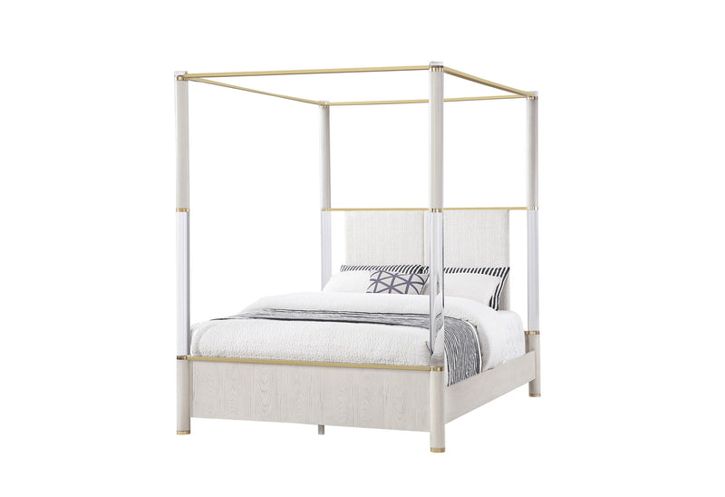 Malmo - Queen Poster Bed - Oak