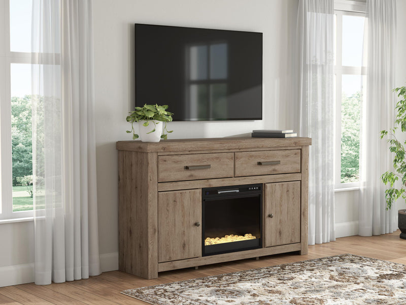 Garistyn - TV Stand With Fireplace Option