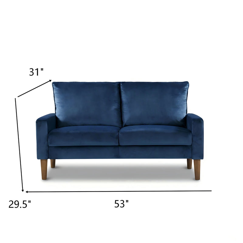 Upholstered Loveseat Sofa, 2 Seater Couch For Living Room Apartment