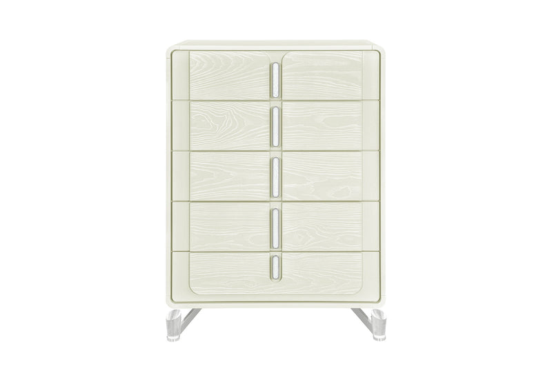 Lyra - 5 Piece King Bedroom Set - Beige