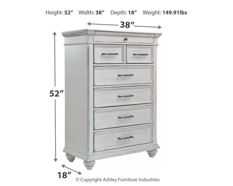 Kanwyn - Chest - Whitewash