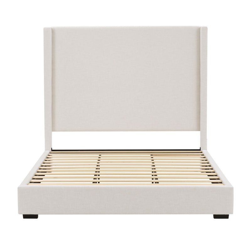 Hampton - Upholstered Platform Bed With Tall Headboard