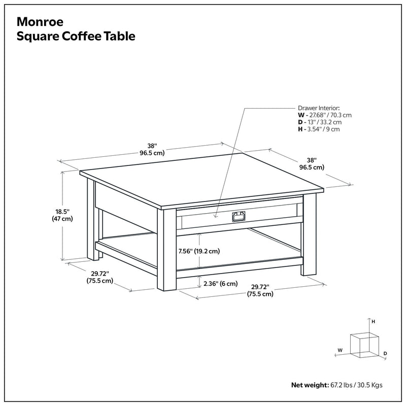 Monroe - Handcrafted Side Table