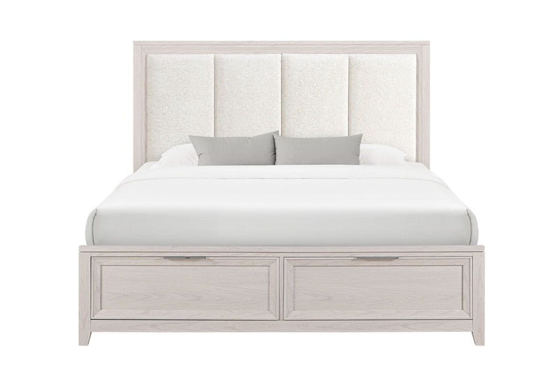 Mariah - King Bed - Beige
