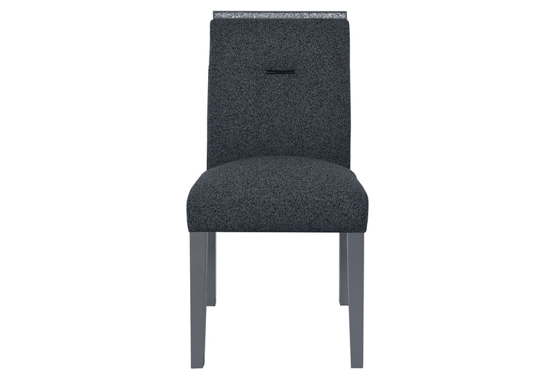 Monaco - 5 Piece Dining Room Set (Dining Table And Four Dining Chairs) - Dark Gray