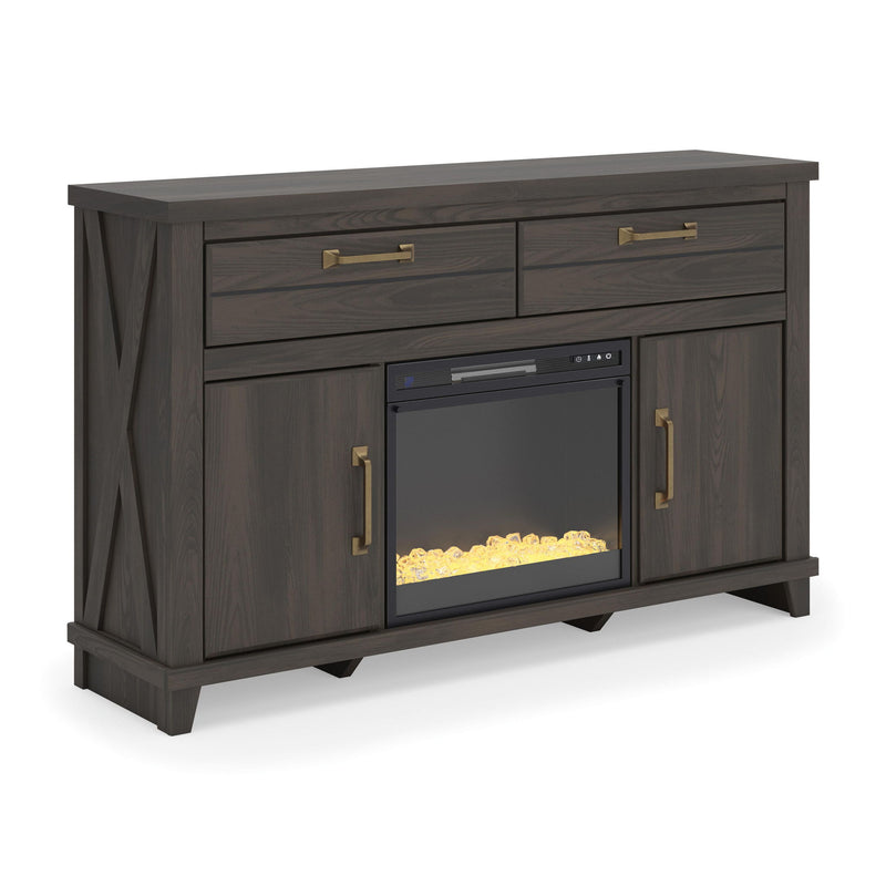 Brazen Valley - TV Stand With Fireplace Option