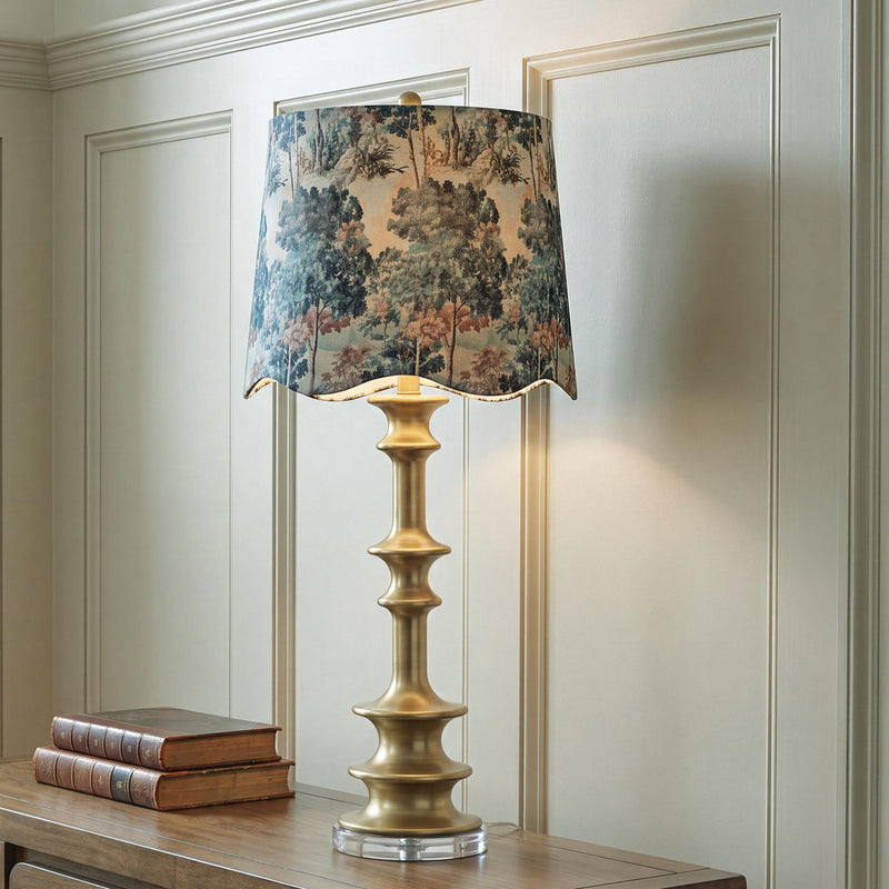Jaystower - Poly Table Lamp - Antique Gold Color
