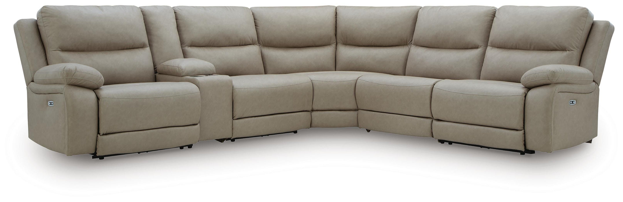 Narwhal Place Reclining Sectional with Storage Console