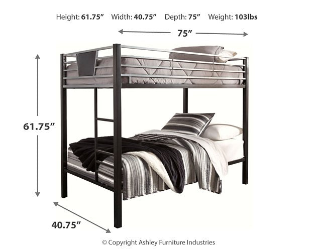 Dinsmore Bunk Bed with Ladder