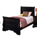 New Classic Belle Rose Youth Full Sleigh Bed in Black Cherry image