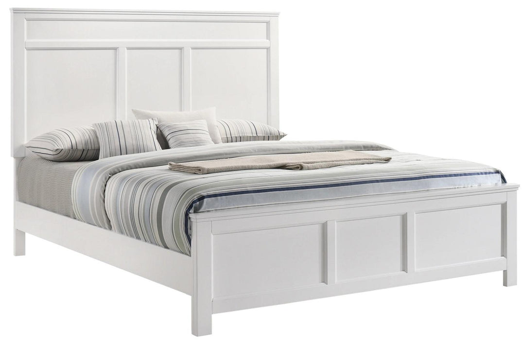 New Classic Furniture Andover King Bed in White