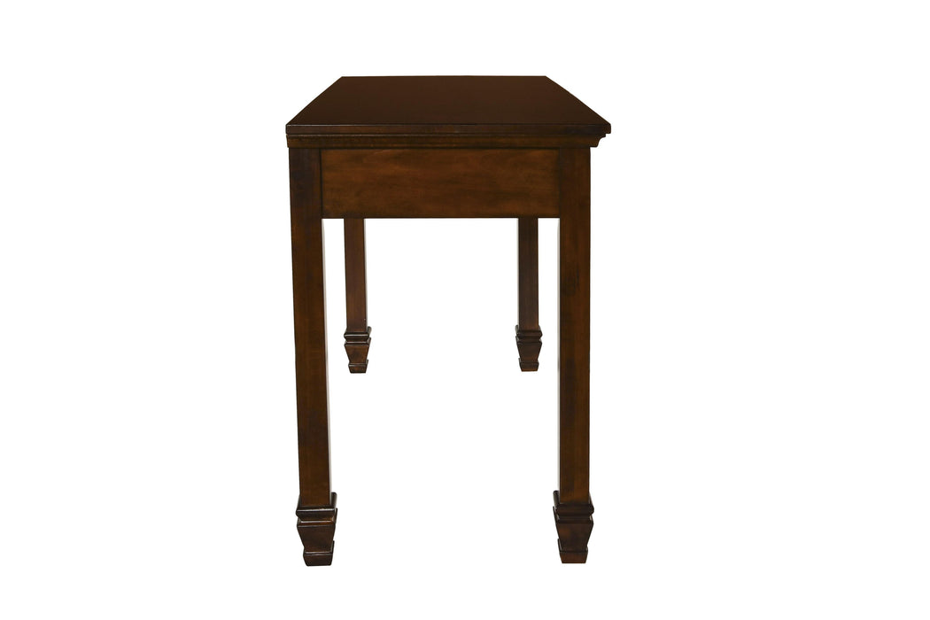 New Classic Furniture Tamarack Desk in Brown Cherry