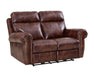 New Classic Roycroft Dual Recliner Loveseat in Pecan image