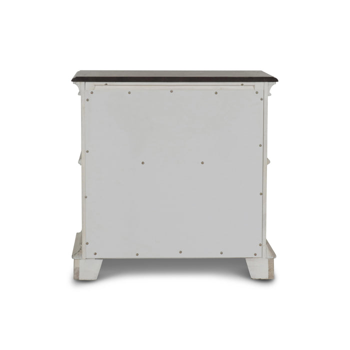 ANASTASIA NIGHTSTAND - ANT. WHITE