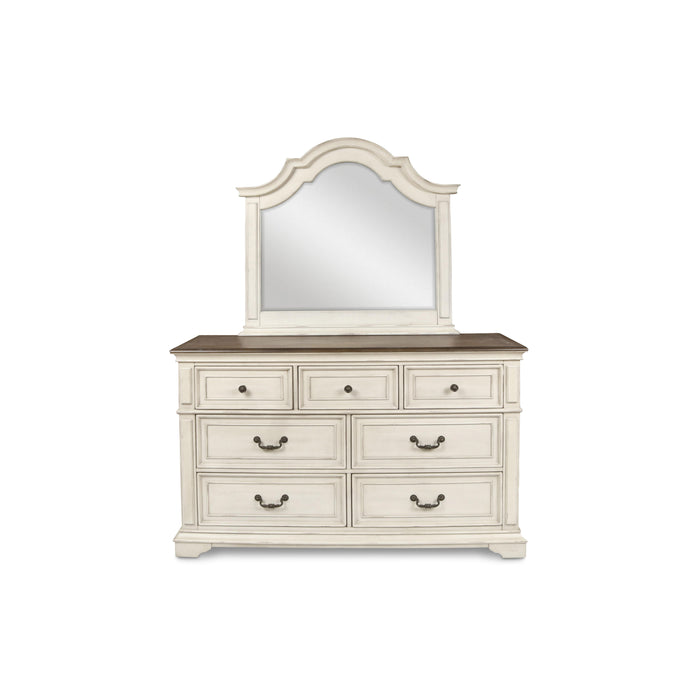 ANASTASIA MIRROR - ANT. WHITE