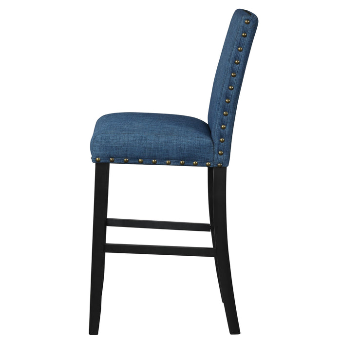 CRISPIN MARINE BLUE BAR CHAIR- (2 /Ctn)