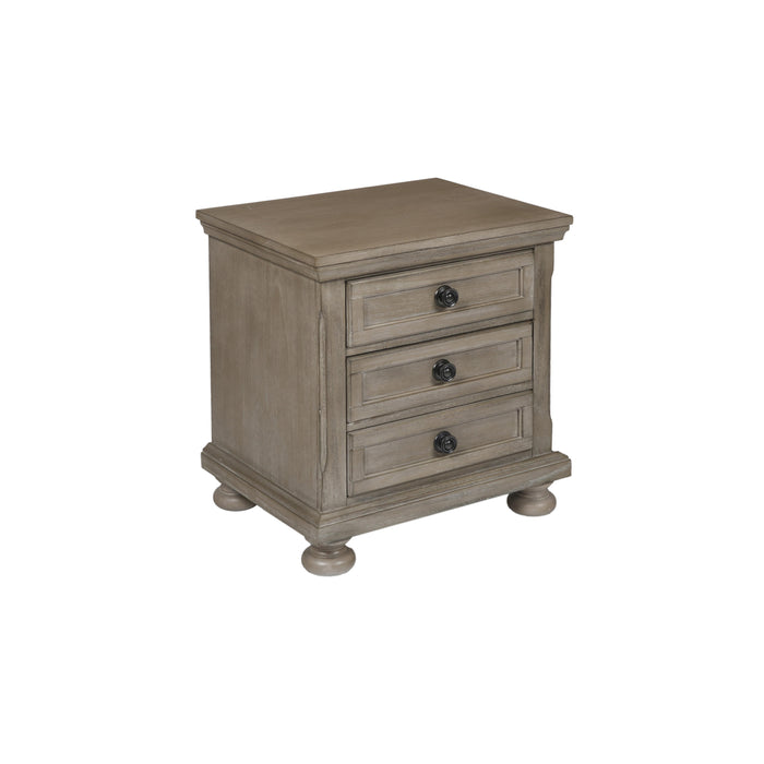 ALLEGRA YOUTH NIGHTSTAND-PEWTER