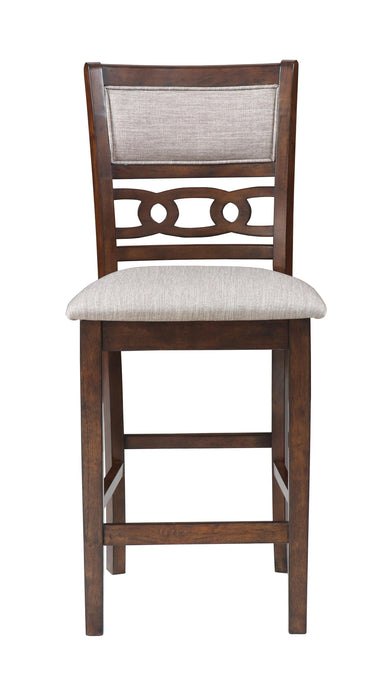 GIA 42" COUNTER DROP LEAF TABLE W/2 CHAIRS-CHERRY