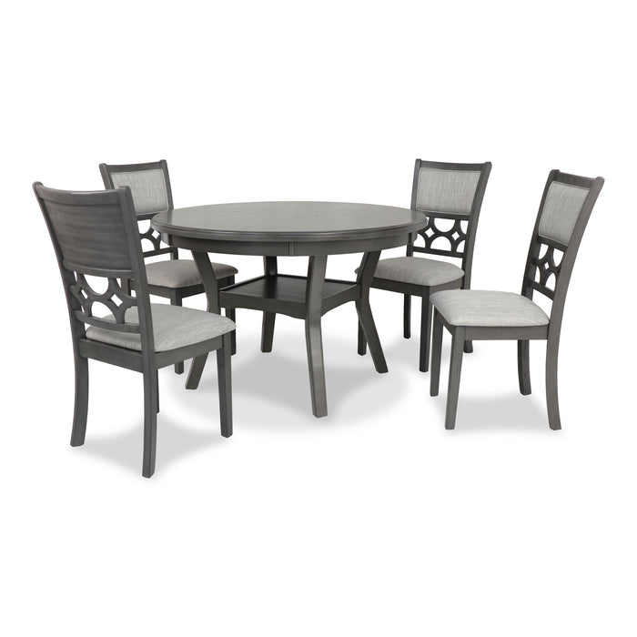 MITCHELL 5 PC DINING SET-GRAY