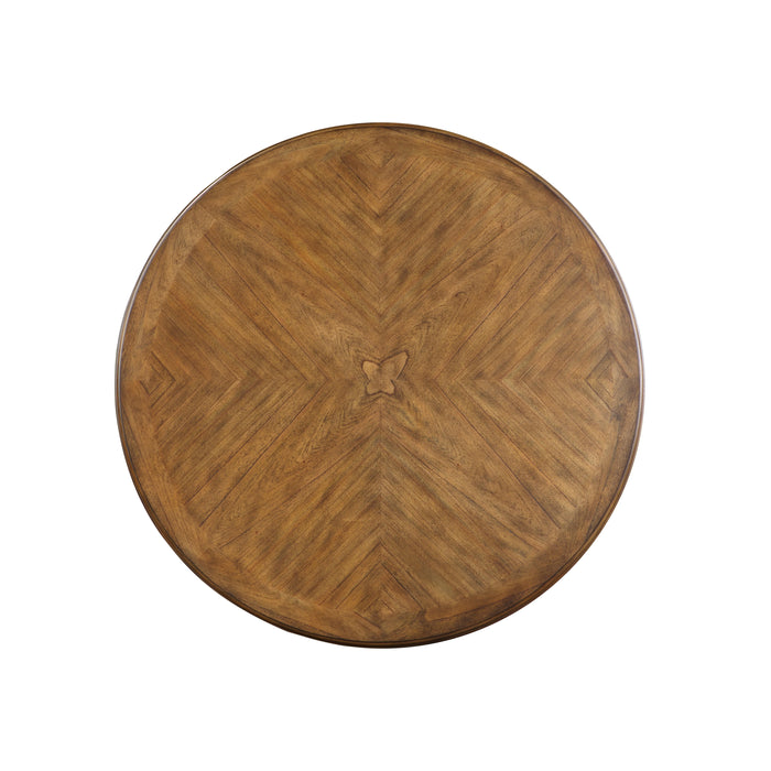 MITCHELL 5 PC DINING SET-TWO TONE BISQUE/BROWN