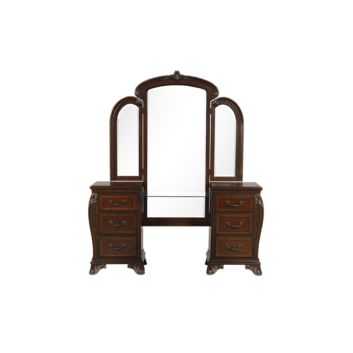 MONTECITO VANITY MIRROR - CHERRY