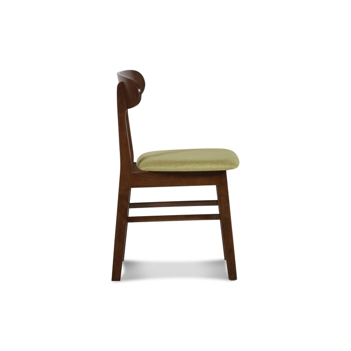 MOROCCO DINING CHAIR W/GREEN SEAT CUSHION
