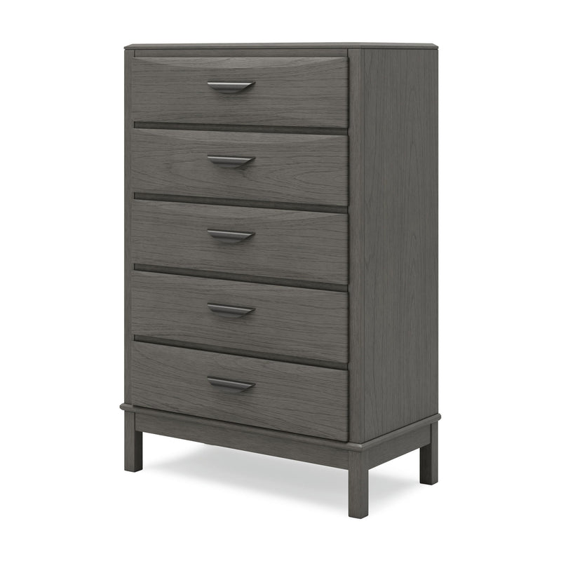 Mazing - Five Drawer Chest - Gray
