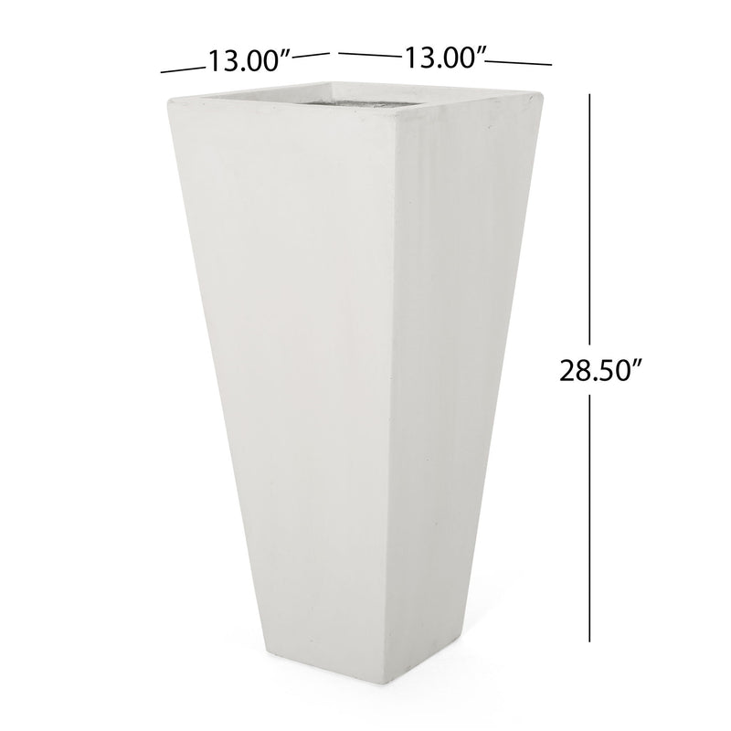 Outdoor Modern Cast Stone Planter
