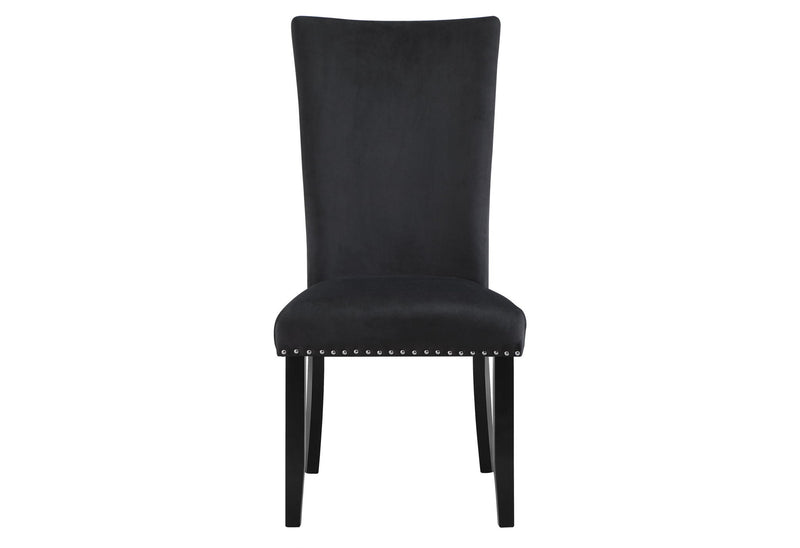 D03 - 9 Piece Dining Room Set (Dining Table And 8 Dinning Chairs) - Black