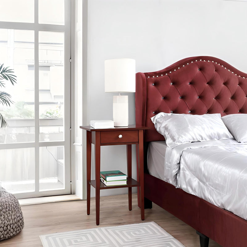 High Quality Wood Nightstand
