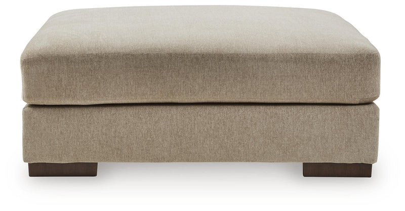 Linenhause - Oversized Accent Ottoman - Dune