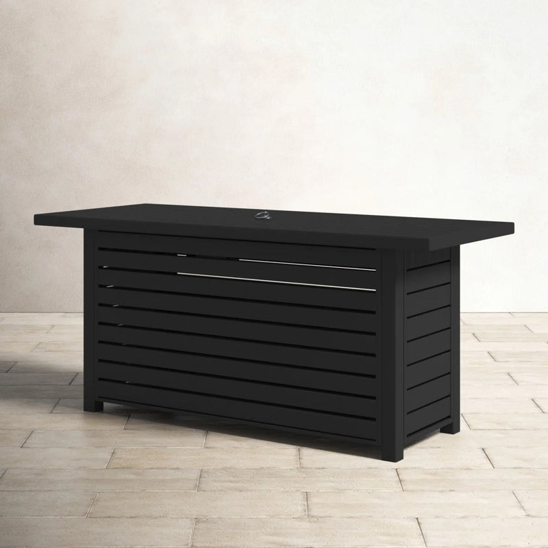 Propane / Gas Outdoor Fire Pit Table With Lid