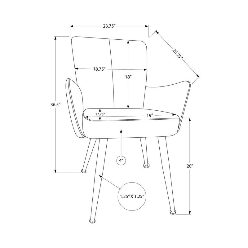 Dining Chair For Kitchen (Set of 2) - Brown