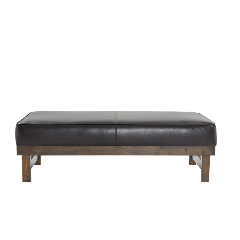 Modern Upholstered Cocktail Ottoman Bench With Cushion Top